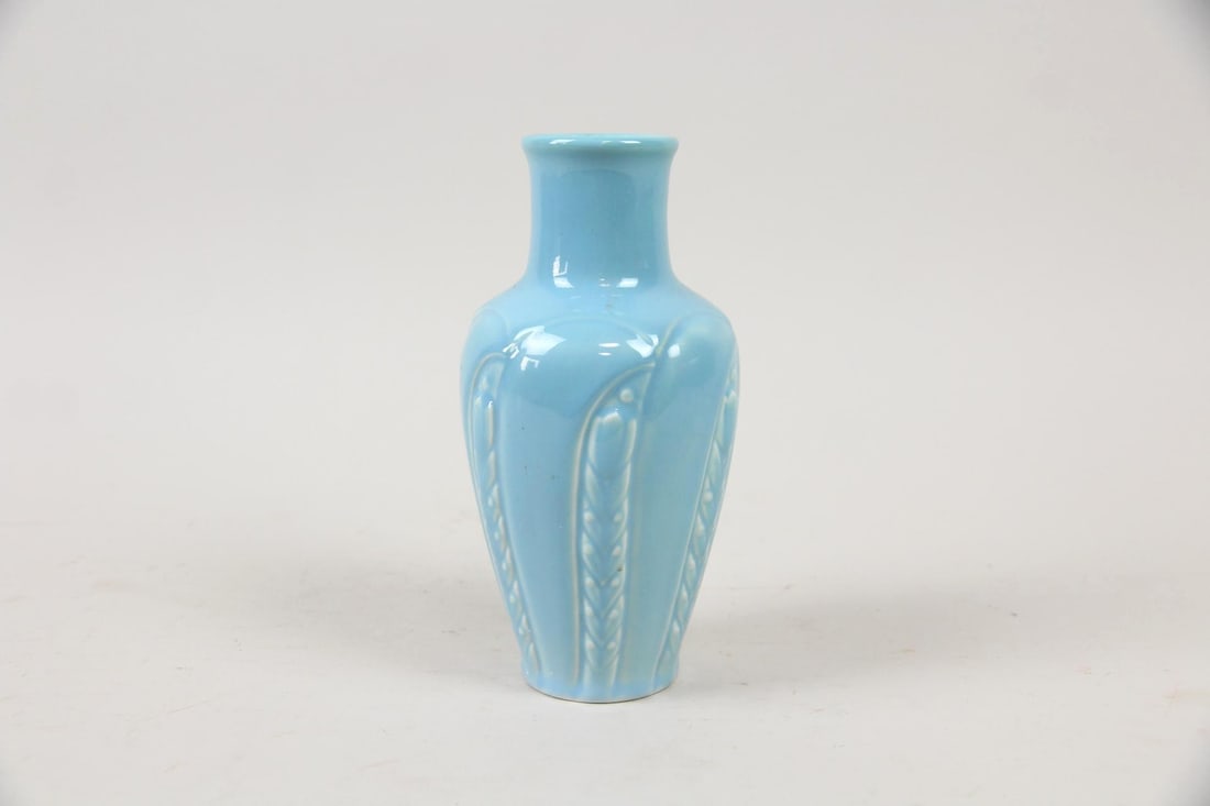 Rookwood Pottery Vase, Wheat Motif, 1936 (1 of 6)