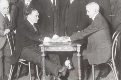B&W New York Times Photo of Harry Houdini