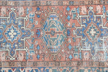 Tribal Persian Rug with Three Medallions