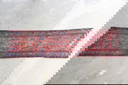 9 Ft Floral Pink Persian Runner