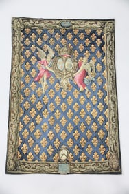 French Tapestry, Angels and Fleurs-de-lys