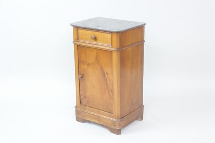 Marble Top Bed Side Table Cabinet