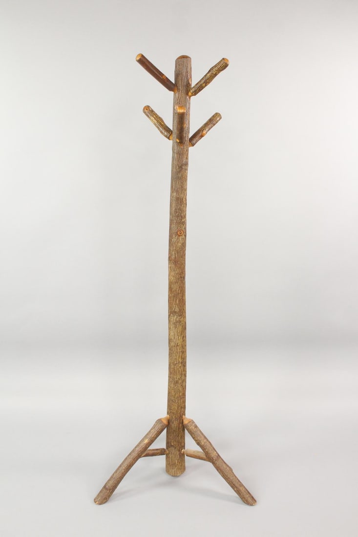 Old Hickory Wood Coat Rack, Adirondack Twig (1 of 6)