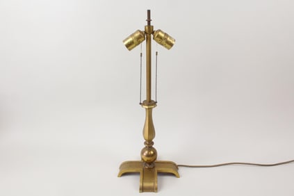 Art Deco Brass Table Lamp