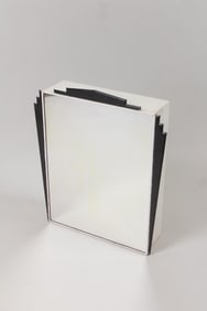 Art Deco Metal Skyscraper Medicine Cabinet Mirror