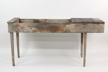 Primitive Painted Dry Sink or Potting Table