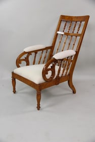 Danish Empire Elmwood Armchair