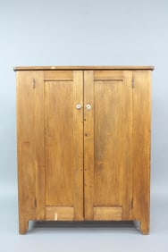 Primitive Wooden Farmhouse Cupboard
