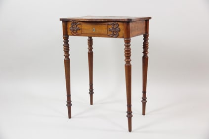 Petite George III Style Side Sewing Table