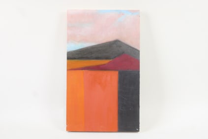 Clark Murray Minimalist Landscape Painting, Black Hills