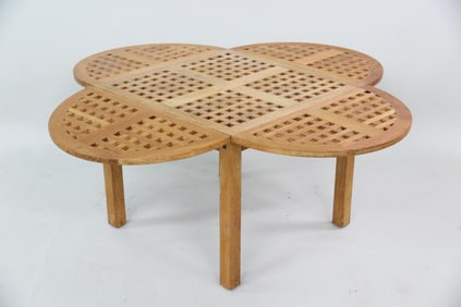 Danish Modern Trip Trap Teak Drop Leaf Coffee Table, 2 of 2