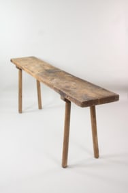 7.5-Foot Paint Splattered Farm Work Table