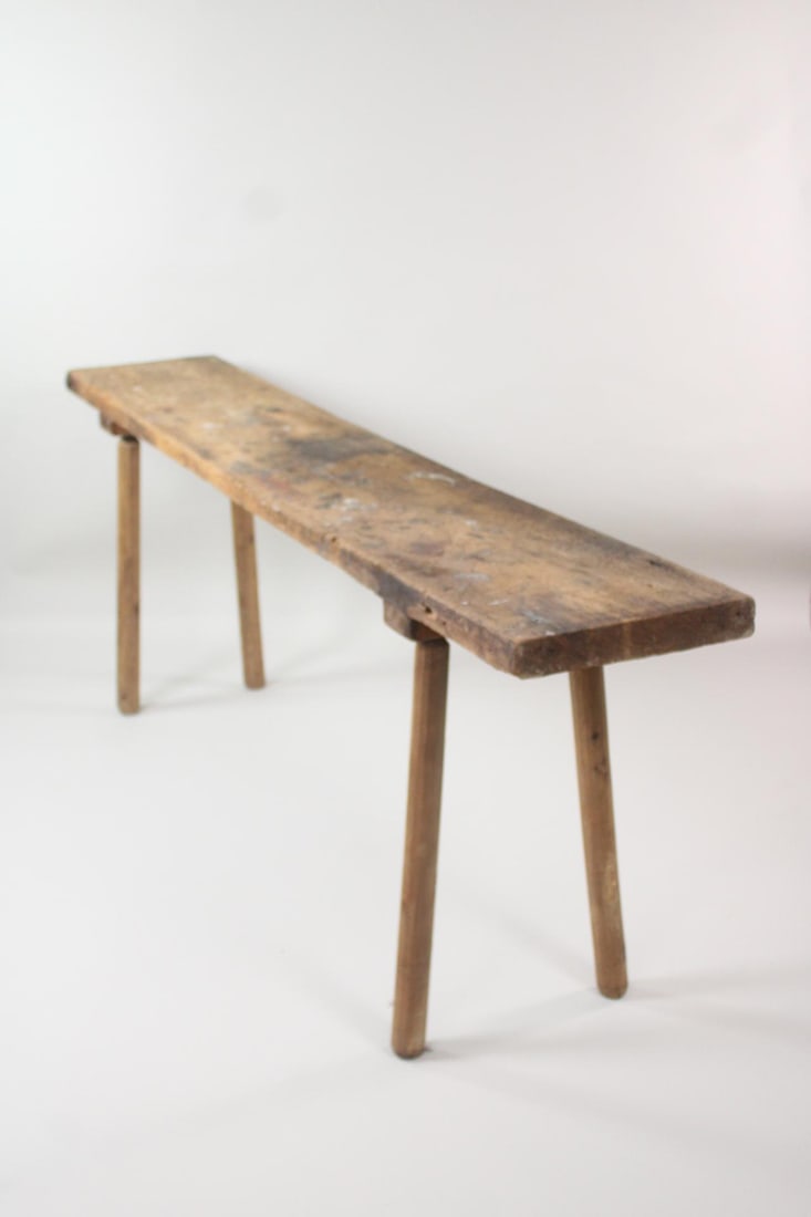 7.5-Foot Paint Splattered Farm Work Table (1 of 12)