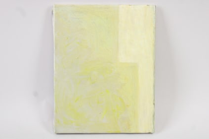 Clark Murray Monochromatic Minimalist Painting, 2 Tone Green