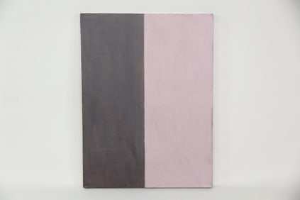 Clark Murray Monochromatic Minimalist Painting, Lavender & Brown
