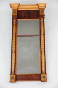 19th C. Mahogany Federal Pier Mirror