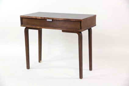Thonet Bent Wood & Laminate Top Desk or Console