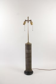 Tall Industrial Metal Wallpaper Roller Linear Lamp