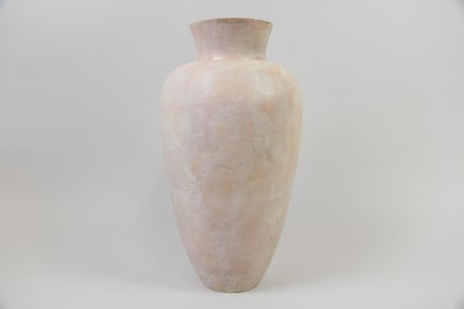 Crackle Finish Vase with Celadon Interior, Signed 1937
