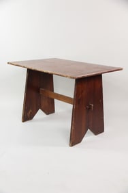 Minimalist Pine Primitive Table
