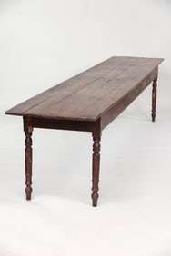 12' Primitive Farmhouse Harvest Table