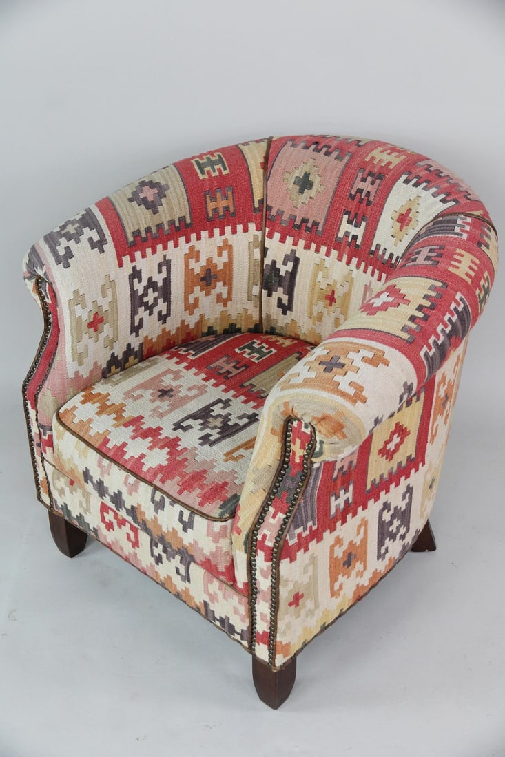Kilim Upholstered Club Chair (1 of 16)