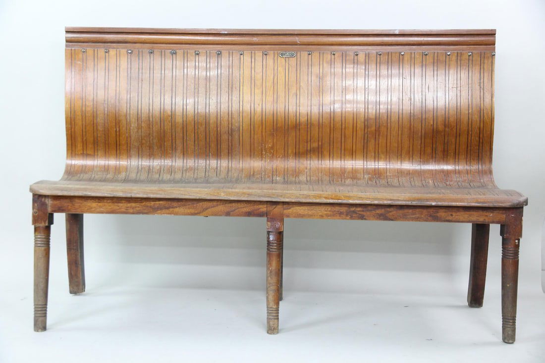 Art Nouveau French Bentwood Bistro Cafe Bench (1 of 18)