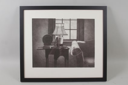 Nick Patten Lithograph, "Salem Interior" Artist Proof