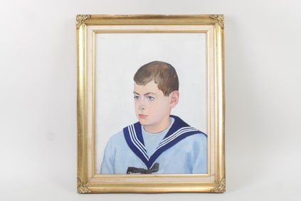 Jan Boon Portrait Painting of a Boy Named Flip
