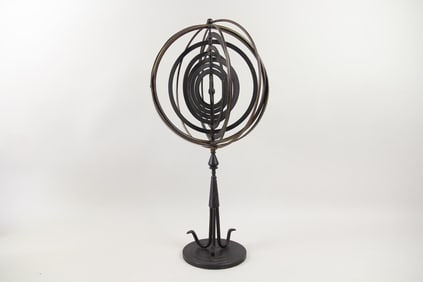 Wrought Iron Garden Armillary Sundial
