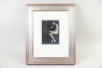 1923 B&W Photo of a Nude Man, Signed Frittita
