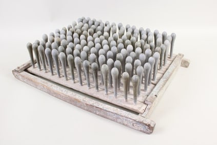 Industrial Wooden Balloon Mold, Found Object Art