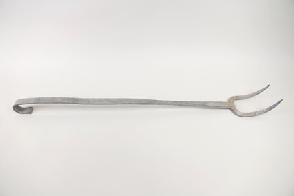 Primitive Wrought Iron Large 38 inch Fork