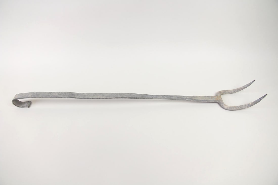 Primitive Wrought Iron Large 38 inch Fork (1 of 7)
