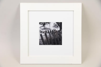 Danny Lyon B&W Photograph, "Scrambles Track, McHenry, IL"