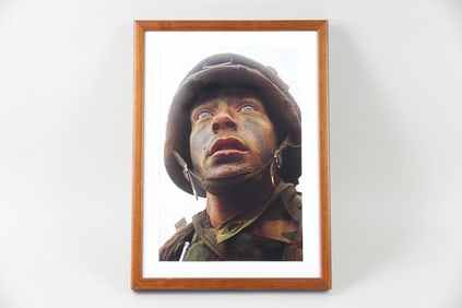 Photograph of an American Soldier by Robert King, 2002