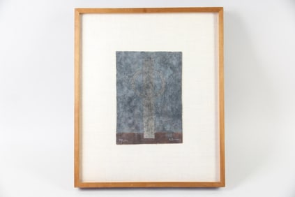 Rufino Tamayo Mixografia Print, Hombre I, 1981