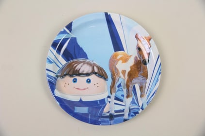 Decorative Plate, Boy With Pony by Jeff Koons