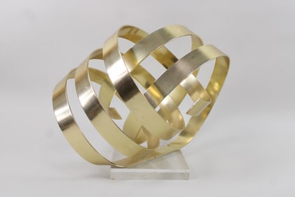 Abstract Metal Ribbon Sculpture, Dan Murphy 1999