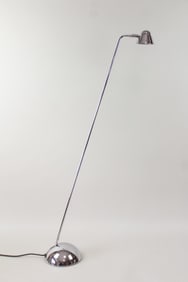 Mid-Century Modern Chrome Floor Lamp, Koch & Lowy Style