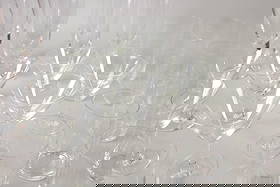 80 Pc Lot of Etched Atomic Starburst Barware Glasses: Huge 80 Pc Lot of Mid-Century Modern Etched Atomic Star Bar Glassware. Stock your bar with this large collection of clear glasses, all etched with atomic age starbursts. Includes a wide variety of for