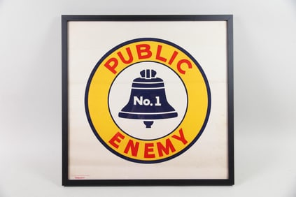 Pop Art "Public Enemy No. 1" Poster, Bob Cenedella, 1969
