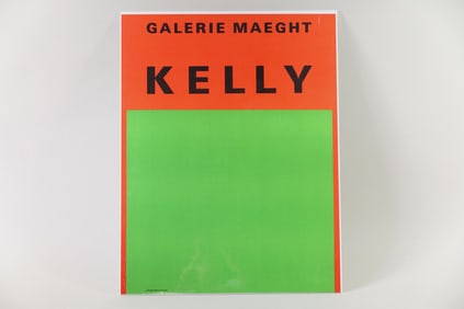 Ellsworth Kelly "Orange et Vert" Exhibition Poster, Galerie Maeght