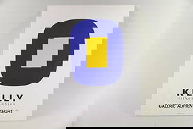 Ellsworth Kelly "Jaune Sur Bleu" Exhibition Poster, Galerie Maeght: Ellsworth Kelly (American, 1923-2015) "Jaune Sur Bleu" (Yellow on Blue) Lithograph Exhibition Poster for Galerie Maeght. Lithograph was published in 1965 by the Galerie Maeght for the first exhibition