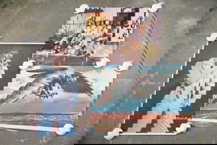 Collection of 3 Classic Rock Posters, Rolling Stones, David Bowie, Alice Cooper