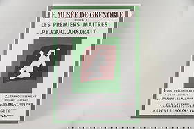 Jean Arp Exhibition Poster, 1949, Galerie Maeght: Jean Arp (German-French, 1886-1966) Lithograph Exhibition Poster, Galerie Maeght. Lithograph was published in 1949 by the Galerie Maeght for the two-part Arp exhibition "Les Premiers Maitres de l'Art