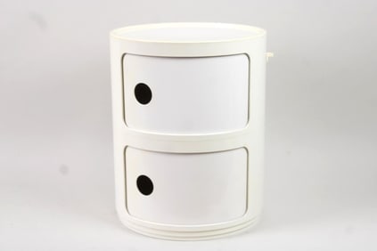 Postmodern Anna Castelli for Kartell 'Componibili' White Storage Cabinet