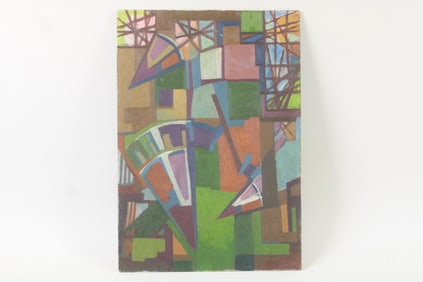 Modernist Geometric Abstract Painting