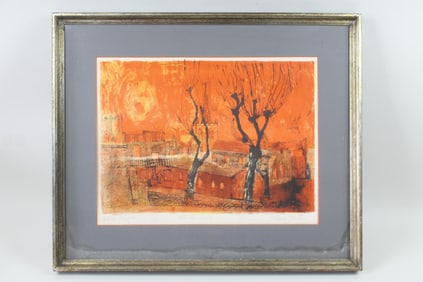 Helena Markson Lithograph, Clissold Church Artist Proof