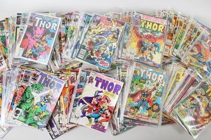 Collection of 200+ Marvel Mighty Thor Comic Books, #151 and up